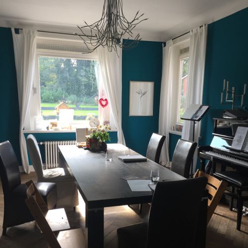 WOHN-T-RAUM Bettina Daub Hamburg | Referenz-Projekt | Wentorf | Interior Design | Altbauvilla Villa Kaffeemühlenhaus Umbau & Sanierung | voher Esszimmer dunkel