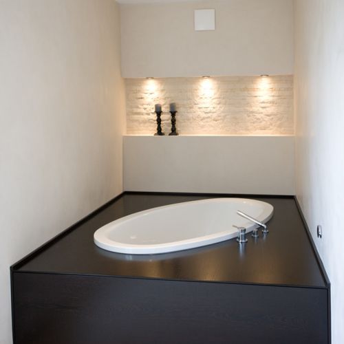 WOHN-T-RAUM Bettina Daub | Referenz-Projekt | Hamburg Lokstedt | Interior Design | Neubau Zylinderviertel Neugestaltung | Masterbad Badewanne