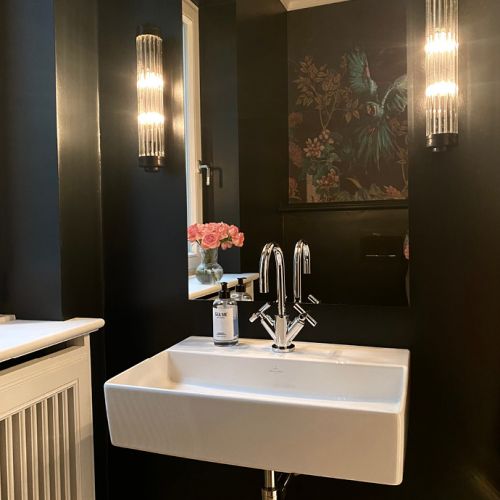WOHN-T-RAUM Bettina Daub | Referenz-Projekt | Hamburg Blankenese | Interior Design | Renovierung & Umbaumaßnahmen | Villa am Süllberg | Gäste-WC