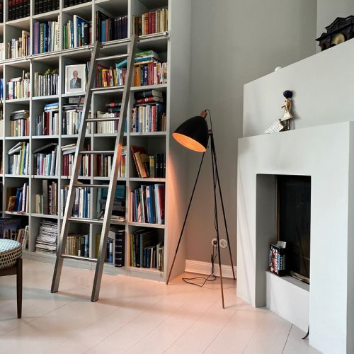 WOHN-T-RAUM Bettina Daub | Referenz-Projekt | Hamburg Ottensen | Interior Design | Renovierung & Umbaumaßnahmen | Lotsenhaus in Neumühlen | Kamin