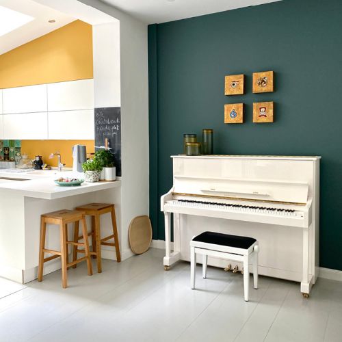 WOHN-T-RAUM Bettina Daub | Referenz-Projekt | Hamburg Ottensen | Interior Design | Renovierung & Umbaumaßnahmen | Lotsenhaus in Neumühlen | Klavier & Küche