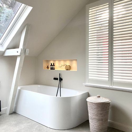 WOHN-T-RAUM Bettina Daub | Referenz-Projekt | Hamburg-Lokstedt | Interior Design | Altbauvilla Sanierung & Umbaumaßnahmen | Badewanne
